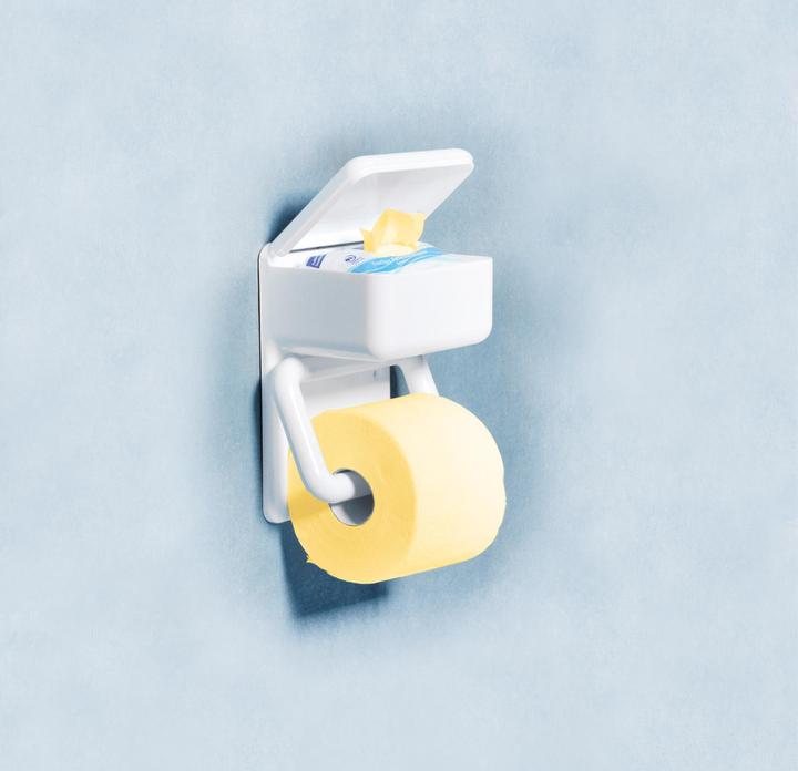 Produktbild Wenko toilet roll holder white (6326)