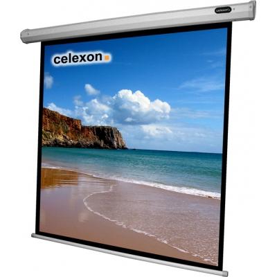 Thumbnail - Celexon Economy electric screen - Leinwand - Deckenmontage möglich, geeignet für Wandmon (120.08", 1:1), Leinwand, Schwa...