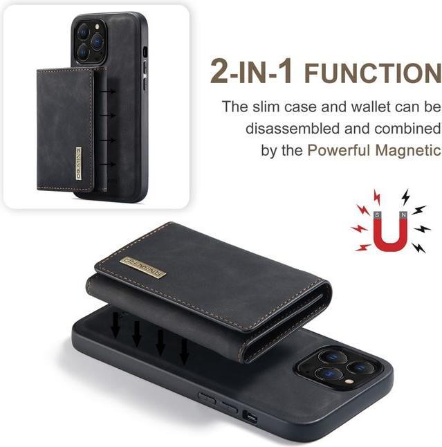 Immagine prodotto Dg.Ming Custodia rigida della serie M1 con portafoglio staccabile (Apple iPhone 14 Pro)