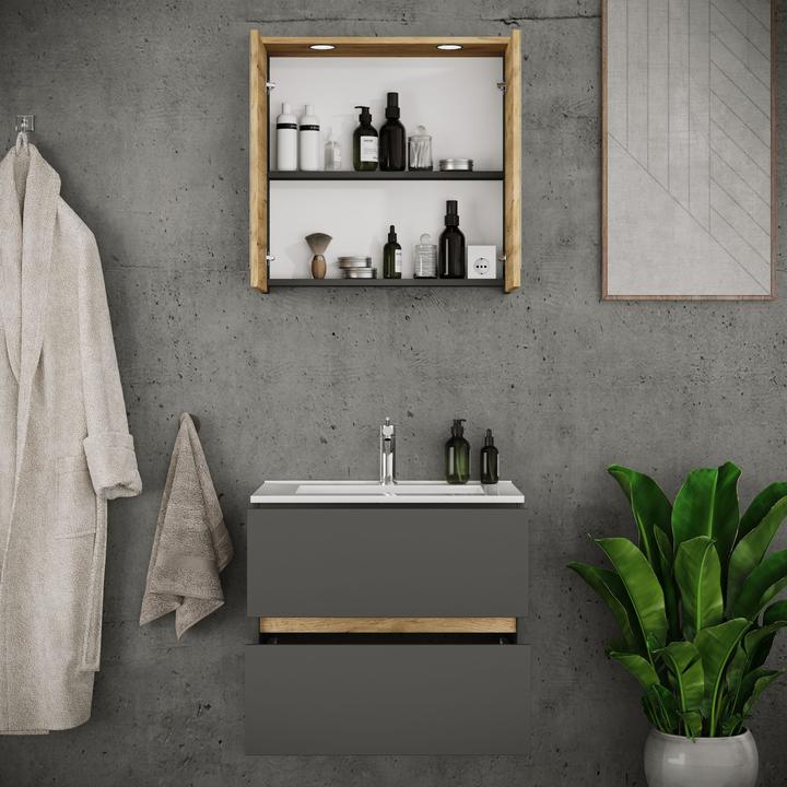 Produktbild VCM Badmöbel-Set mit Waschbecken Cosila-I 61