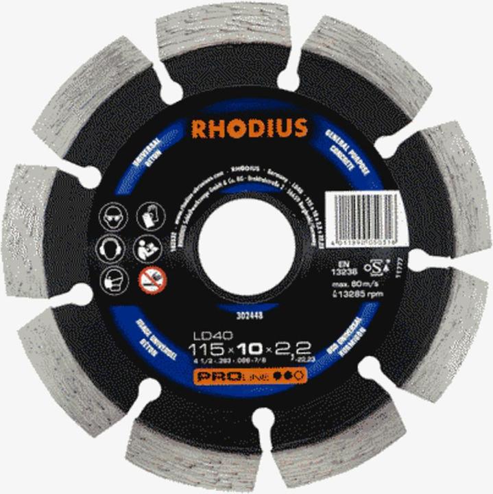 Produktbild Rhodius Diamant-Trennscheibe, segmenti