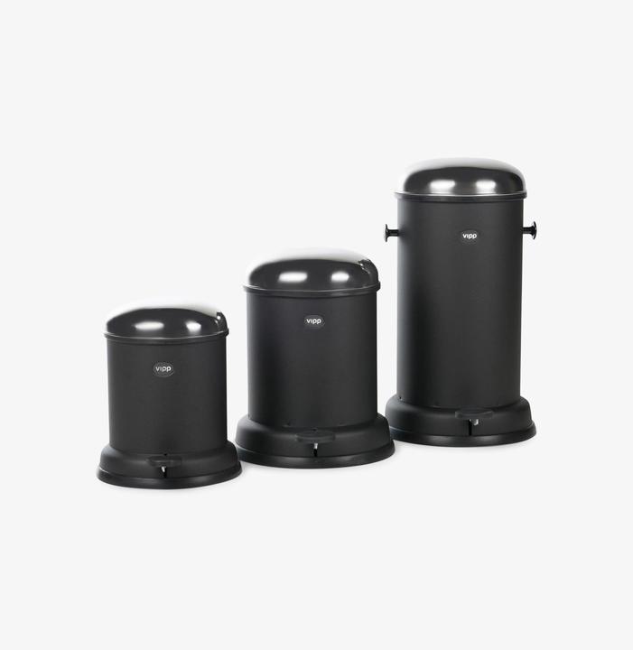 Actual product image Vipp Waste bin black (8 l)