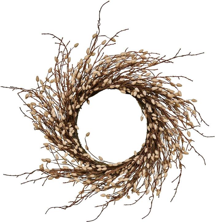 Actual product image Loberon Kranz Rivolex braun/weiss (15 cm, 70 cm)