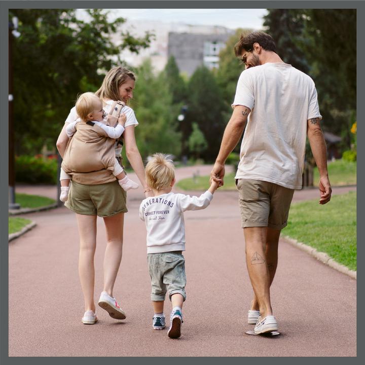 Actual product image Babymoov Moov & Boost adaptable baby carrier - Hazelnut beige
