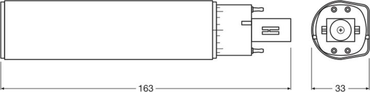 Actual product image Osram Dulux (G24q-3, 10 W, 1100 lm, 1 x, E)