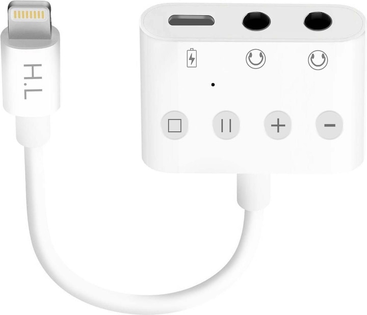 Avizar HL-104 3-in-1 Lightning Audio Charging Adapter (Lightning, 3.5mm jack)