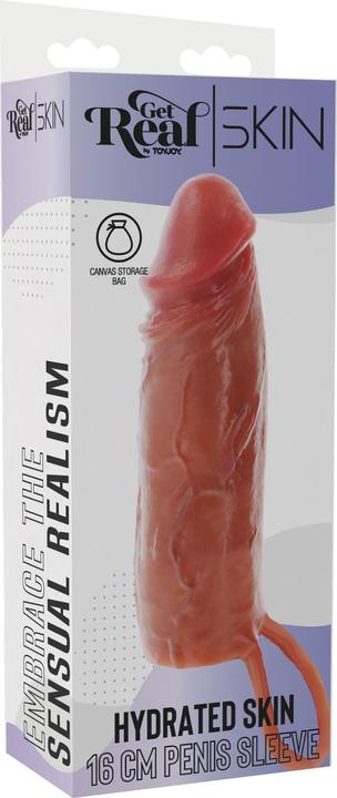 Actual product image ToyJoy Hydrated Skin Penis Sleeve Silicone 16 cm