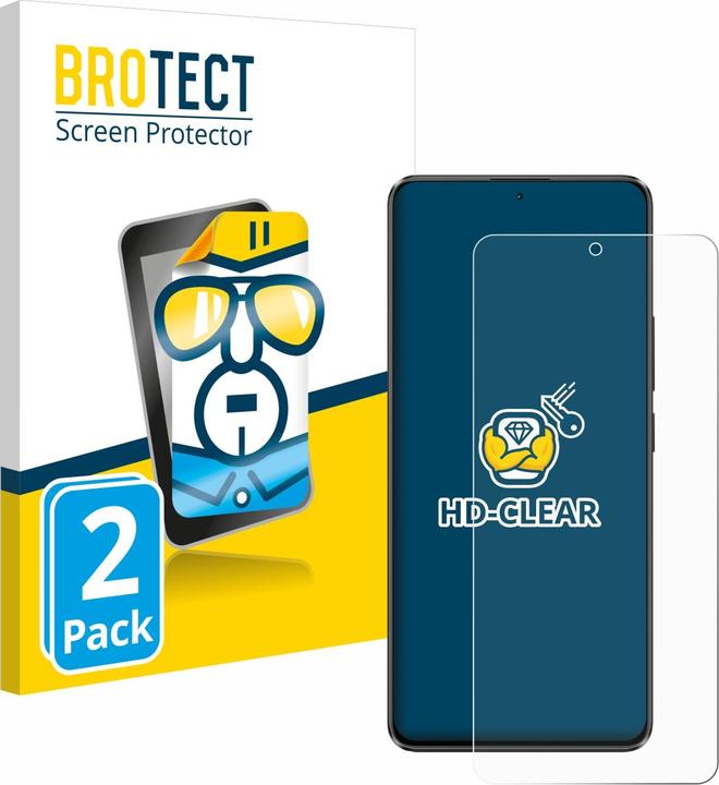 Actual product image BROTECT Screen Protector Clear (2 Piece, Xiaomi Poco X6)
