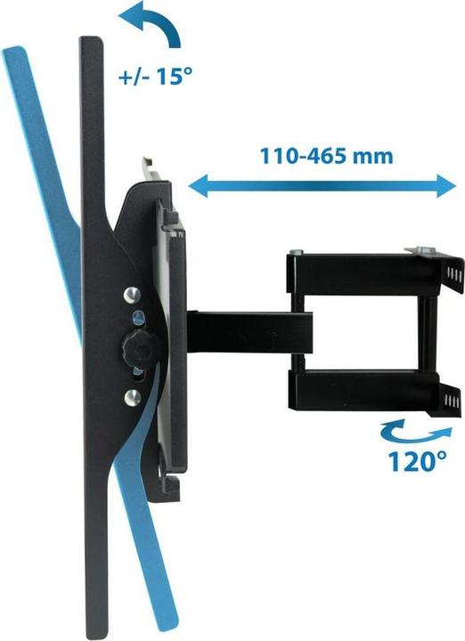 Image du produit Esperanza ERW012 Support TV 26-70" jusqu'à 55kg (Mur, 55 kg, 26" - 70")