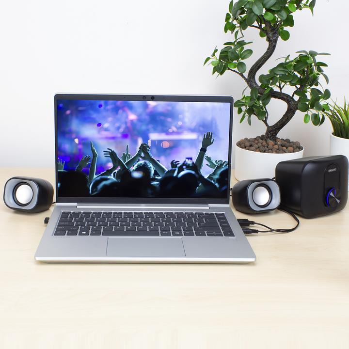 Actual product image Eminent 2.1 Stereo speaker set for PC and laptop, USB powered
