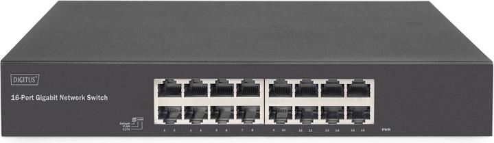 Produktbild Digitus 16-Port Gigabit Switch, 19 Zoll, Unmanaged (16 Ports)