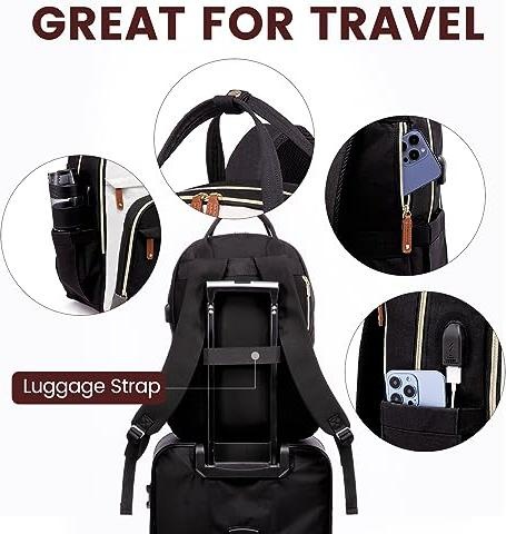 Produktbild Only-Bags.Store Rucksack Grosser Laptop-Rucksack 17 Zoll Wasserdichter Schulrucksack Jugendlicher Schulrucksack