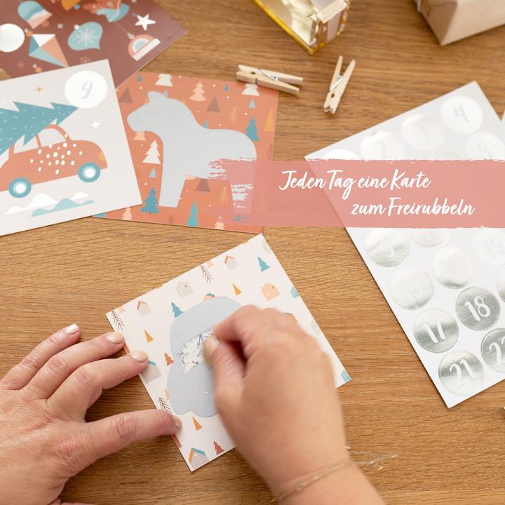Immagine prodotto Papierdrachen Calendario dell'avvento da grattare - Boho