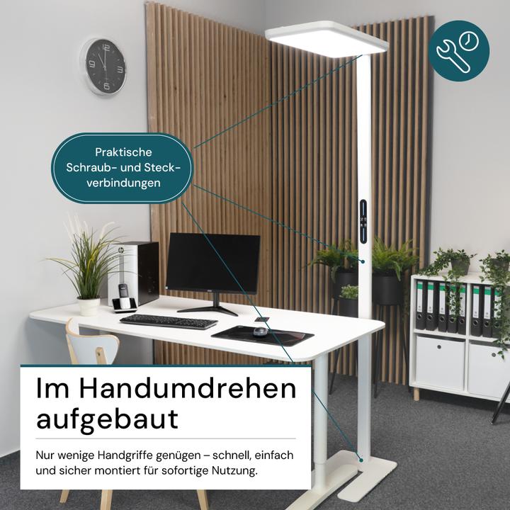 Actual product image Luxula LED office floor lamp (7000 lm)