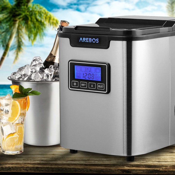 Actual product image Arebos Ice cube machine (EU plug)