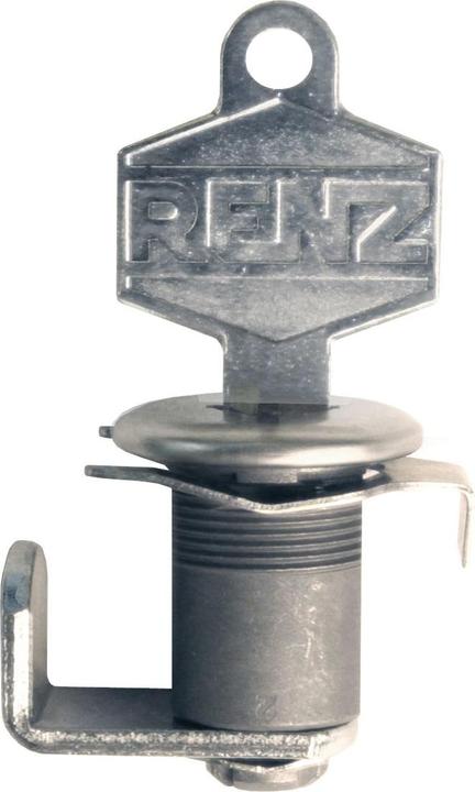 Renz Zylidner letterbox (replacement cylinder) with 2 keys made of polished brass