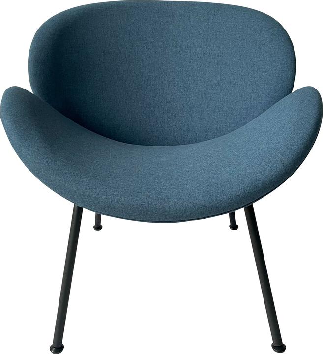 Paperflow Fauteuil SMILE bleu noir Tissu
