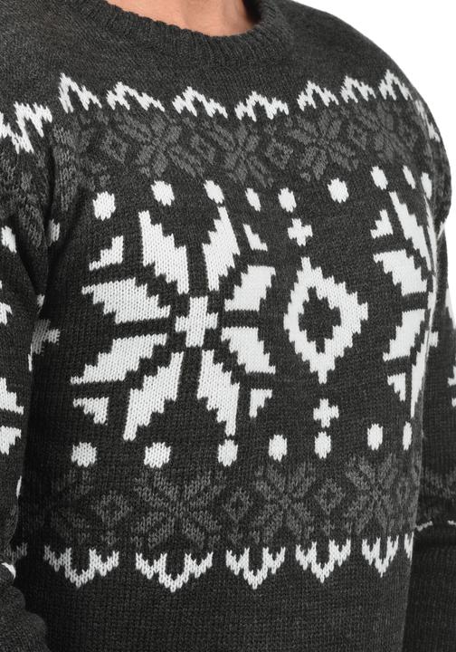 Immagine prodotto Solid Norwig Maglione In Maglia Grossa Pullover Maglieria Da Uomo Con Girocollo (L)