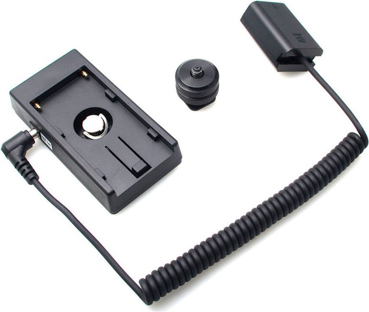 Actual product image Caruba Sony NP FW50 full decoding dummy battery + F970 battery gusset (spring cable) (Rechargeable battery)