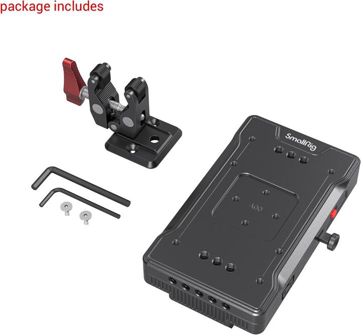 Produktbild SmallRig 3202 V Mount Battery Adapter Plate with Crab Shaped Clamp
