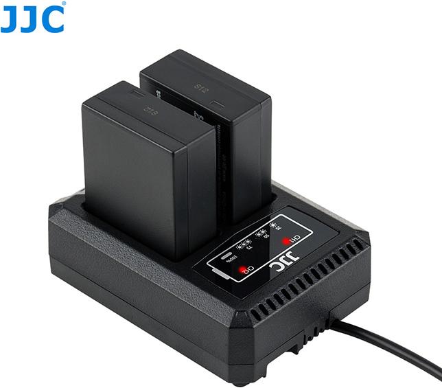 Produktbild JJC Panasonic DCH BLC12 USB Dual Battery Charger (DMW BLC12, Sigma BP 51, Leica BP DC12)