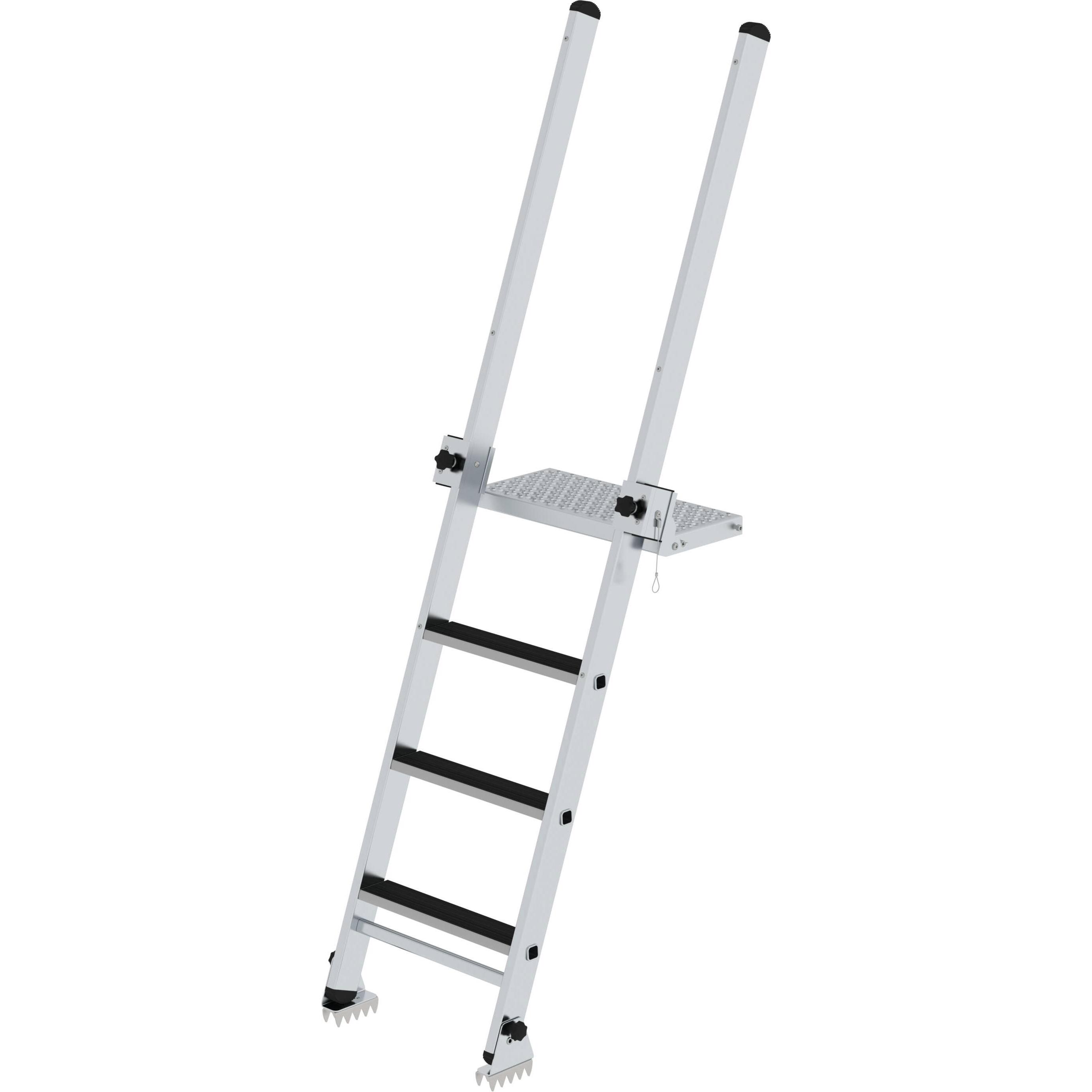 Munk Stufen-Baugrubenleiter 4 Stufen (Anlegeleiter, 225 cm) (012040)