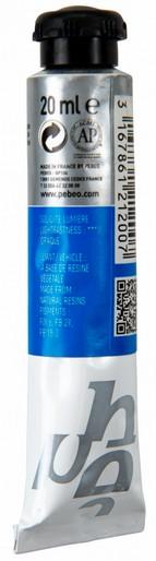 Actual product image Pebeo T7 Extra Fine Gouache (Coelin blue, 20 ml)