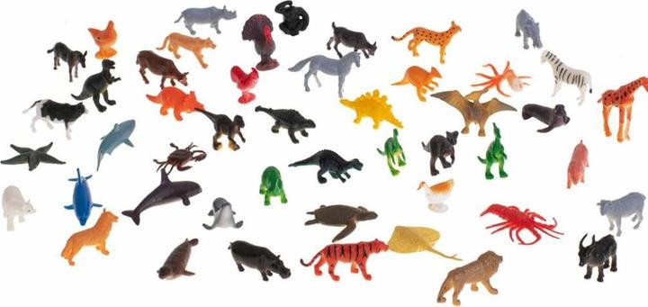 Immagine prodotto Ikonka Figure animali marini dinosauri selvatici set mix 48pz
