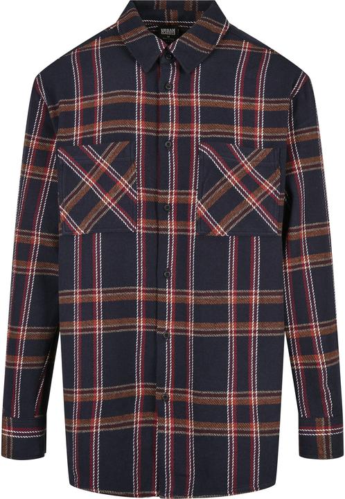 Produktbild Urban Classics Langarmhemd Heavy Long Oversized Checked (S)