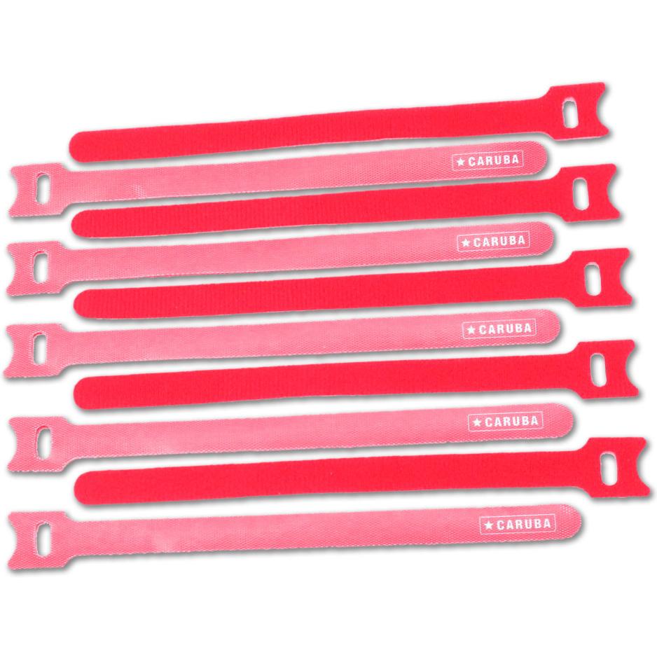 Caruba, Kabelbinder, Fast Fixer S Pro 1 Rot (10 StÃ¼ck) (Kunststoffkabelbinder, 200 mm, 10 Stk.)