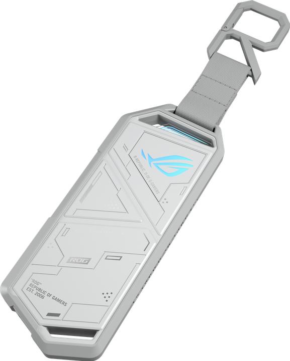 Produktbild ASUS Geh USB ROG Strix Arion White M2 SSD Gehäuse mit Aura (M.2 2280, M.2 2230, M.2 2260, M.2 2240)