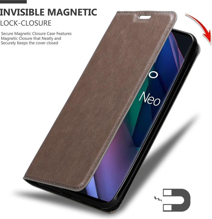 Produktbild Cadorabo Book Invis. Magnet Hülle (Oppo Find X3 Neo)