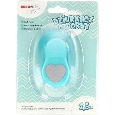 Brewis, Perforatore, Dekorativer Locher - Herz 2,5cm MIX