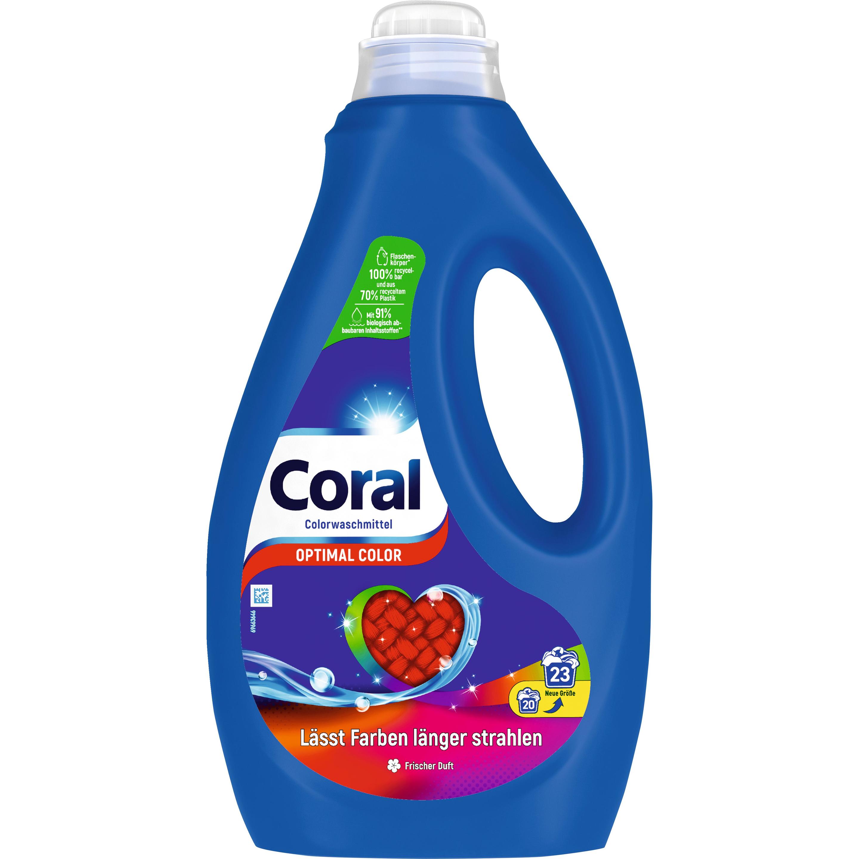 Coral Optimal Color, Waschmittel + Textilpflege