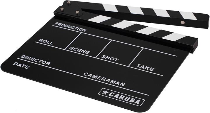 Productafbeelding Caruba Professionele Director Clapper Zwart/BW (whiteboard marker) (Diverse video accessoires)
