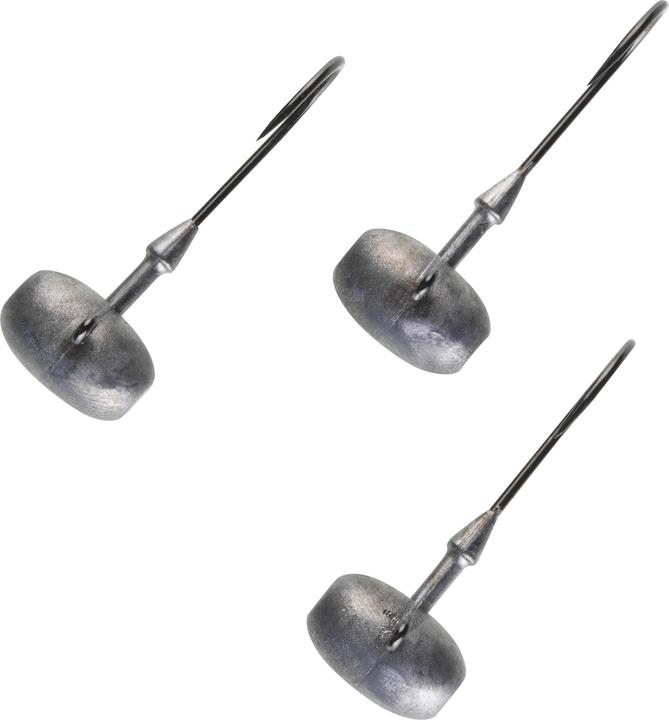 Actual product image Caperlan Lead head football for rubber feathers