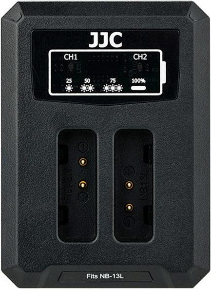 Actual product image JJC Canon DCH NB13L USB Dual BatteryCharger (for Canon NB 13L) (Camera battery charger)