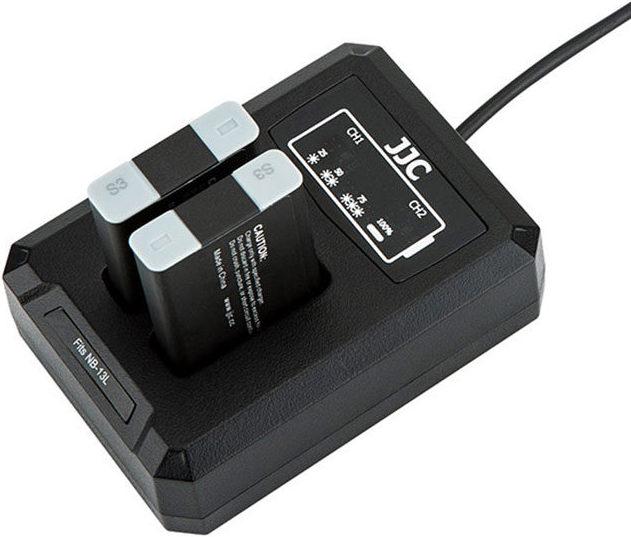 Actual product image JJC Canon DCH NB13L USB Dual BatteryCharger (for Canon NB 13L) (Camera battery charger)