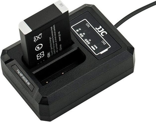 Immagine prodotto JJC Fuji DCH NP95 USB Dual BatteryCharger (per Fujifilm NP 95 / Ricoh DB 90)