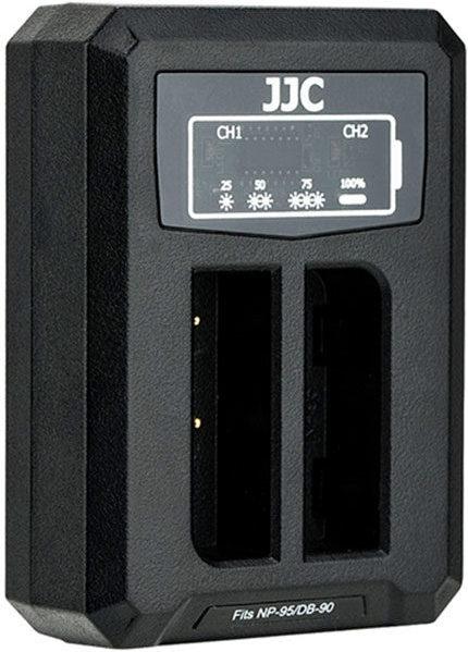 Immagine prodotto JJC Fuji DCH NP95 USB Dual BatteryCharger (per Fujifilm NP 95 / Ricoh DB 90)