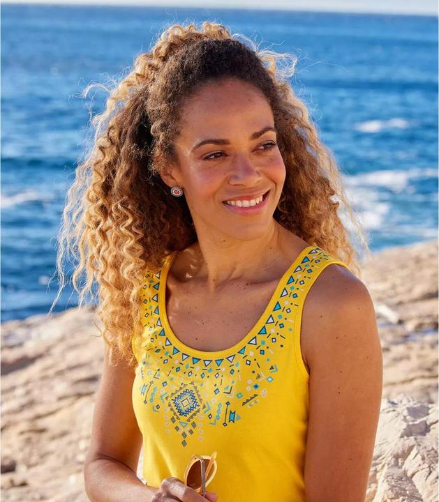 Produktbild Atlas For Women 2erPack Tops mit bedrucktem Ausschnitt (50, 52)