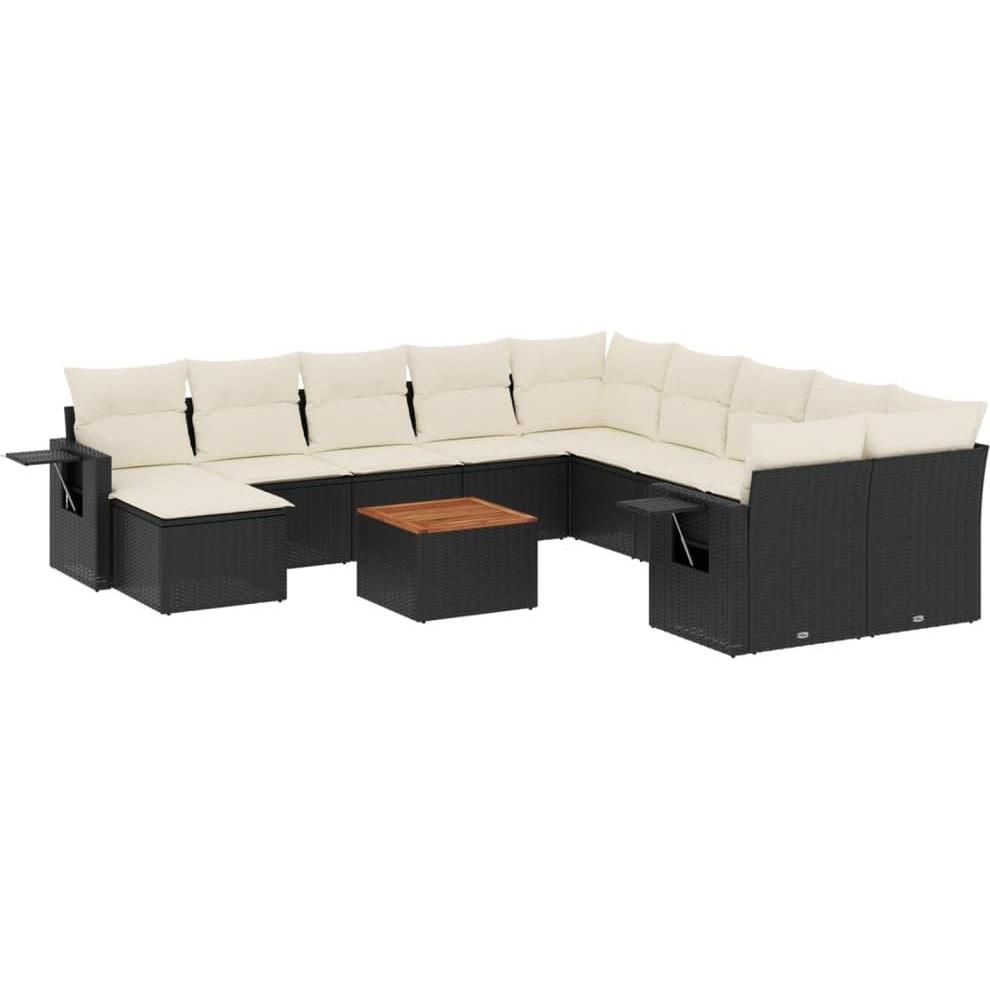 VidaXL, Gartenlounge, California walnut