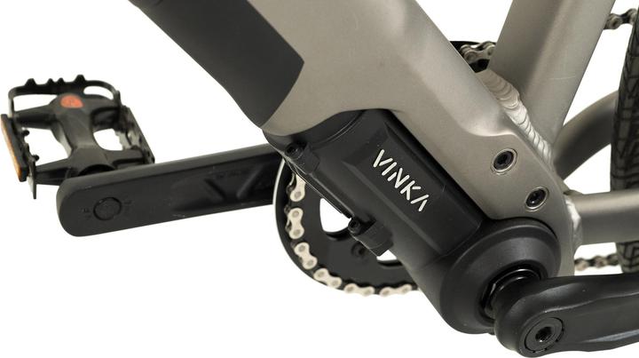 Actual product image Totem Urban E-Bike Fitness 28" HWD mid-motor 70NM / 6.4Ah platinum (48 cm)