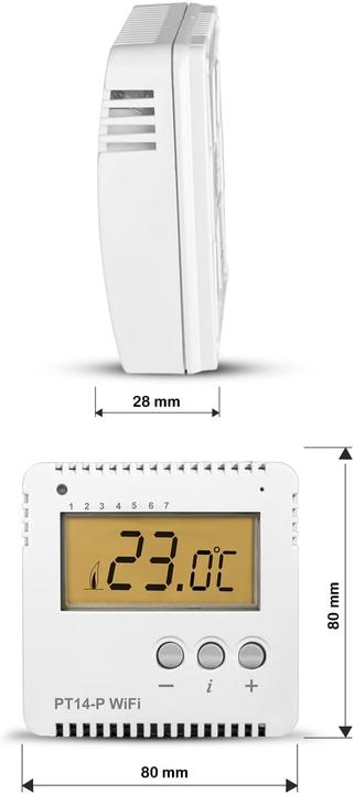 Productafbeelding Elektrobock EB PT14-PW - WLAN Raumthermostat