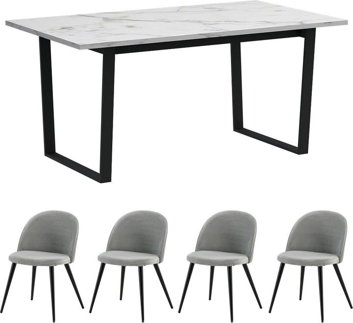 Actual product image Ebuy24 Essgruppe Tilst (5-teilig) (Melamine, Metal)