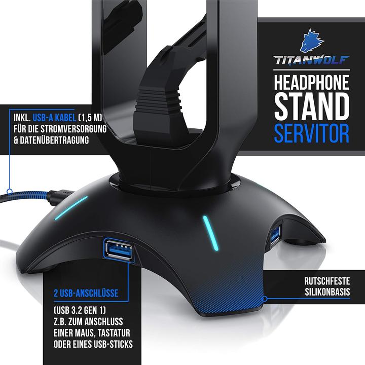 Produktbild CSL Kopfhörerständer mit Mausbungee