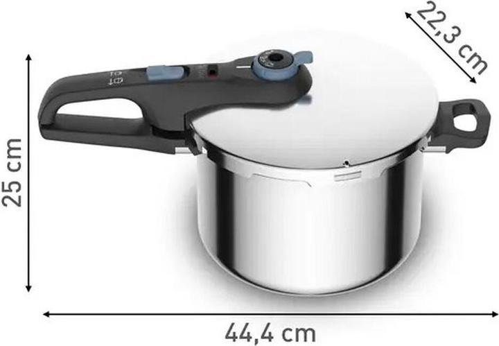 Image du produit Tefal Autocuiseur sûr (Cuiseur à vapeur, Acier inoxydable)