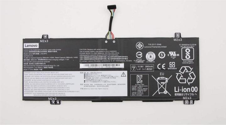 Actual product image Lenovo S540 CP/C L18C4PF3 15.36V45Wh4cell bty (4 cubicles, 2865 mAh)