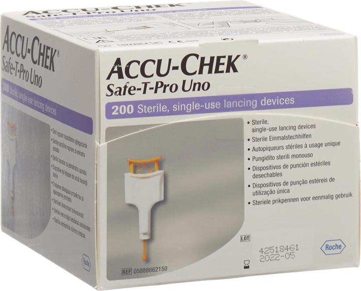 Actual product image Accu-Chek Safe-T Pro Uno Einmalstechhilfe