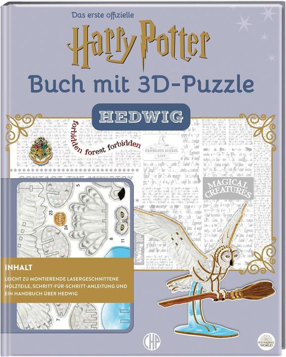 Image du produit Harry Potter - Hedwig - Das offizielle Buch mit 3D-Puzzle Fan-Art (Allemand, 2023)